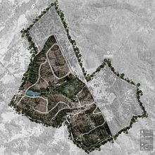 Master Plan Condominio Miradores de Topocalma. Un progetto di Architettura, Illustrazione tradizionale, Graphic design, Paesaggismo, Creatività, Illustrazione digitale, Pittura digitale e ArchVIZ di María Cilveti - 24.06.2020