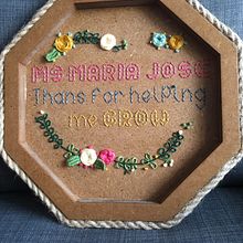 Mi Proyecto del curso: Bordado sobre madera. Projekt z dziedziny Craft,  Sztuki piękne i  Haft użytkownika Airenys Mateo Cedano - 24.06.2021