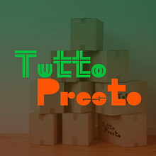  ''Tutto Presto'' Logotipo. Design de logotipo, Br e ing e Identidade projeto de Saky Producciones - 24.06.2021