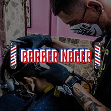 Imagotipo para ''BARBER NAGER''. Logo Design, Br, ing, Identit, and Photograph project by Saky Producciones - 06.24.2021