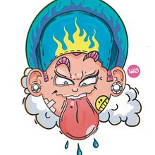 STICKER PROJECT. Traditional illustration, and Design project by Florian Kanenko - 06.24.2021