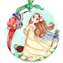 NIÑA BOLA. Traditional illustration, Drawing, Watercolor Painting, and Editorial Illustration project by mamanawer - 06.24.2021
