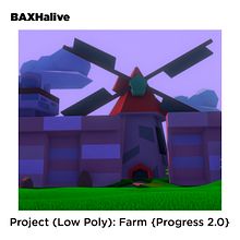 Concepto para juego "Project (Low Poly): Farm". 3D, and 3D Modeling project by baxhalive - 06.20.2021