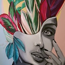 Mi Proyecto del curso: Pintura botánica con acrílico. Een project van Traditionele illustratie,  Beeldende kunst, Schilderij,  Acr, lschilderij y  Botanische illustratie van Diana Rocio Martinez C - 21.06.2021
