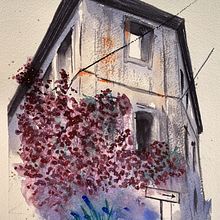 Mi Proyecto del curso: Cuaderno de viaje en acuarela. Traditional illustration, Watercolor Painting, Architectural Illustration, and Sketchbook project by Ventura Labbé - 06.21.2021