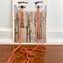 Meu projeto do curso: Técnicas de bordado experimental sobre papel. Un proyecto de Bellas Artes, Collage y Bordado de Luciana Brandt - 22.06.2021