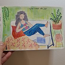My project in Exploratory Sketchbook: Find Your Drawing Style course. Een project van Traditionele illustratie,  Schetsen,  Creativiteit,  Tekening, Aquarelschilderen, Sketchbook y Schilderen met gouache van Teresa Menez - 25.06.2021