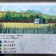 Mi projecto . Un progetto di Illustrazione tradizionale, Pittura ad acquerello, Illustrazione architettonica e Sketchbook di dannyboy2021 - 25.06.2021