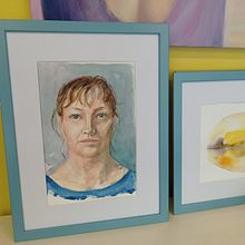My project in Watercolor Portraits: Capture a Model's Personality course. Fine Arts, Painting, Watercolor Painting, and Portrait Drawing project by Agni Kuokkanen - 06.25.2021