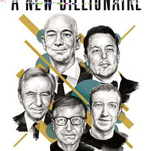 Forbes Magazine: A New Billionaire Ein Projekt aus dem Bereich Traditionelle Illustration, Porträtzeichnung, Bleistiftzeichnung, Verlagsdesign, Editorial Illustration, Realistische Zeichnung und Illustration mit Tinte von Paul Ryding - 01.03.2021