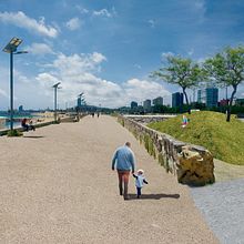 Intervención el la ronda litoral de Barcelona . % Josep tarafından hazırlanan Pe, Ve zaj Mimarisi projesi - 05.15.2020