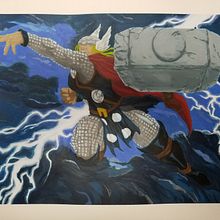 My project in Character Illustration with Acrylic course. Een project van Traditionele illustratie, Ontwerp van personages, Schilderij, Stripboek,  Acr y lschilderij van Mark Gould - 25.06.2021
