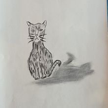 Gatito a carboncillo . % Elena García tarafından hazırlanan Çizim, Ve Sanatsal Çizim projesi - 06.25.2021