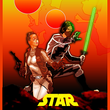 Arte Mashup jedis a solta. Un proyecto de Ilustración tradicional de Marcos Fábio Pacheco - 26.06.2021