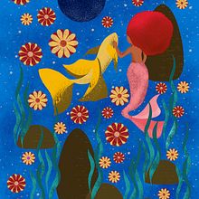 Sereia. Traditional illustration, Digital Illustration, and Digital Painting project by Keu Apoema - 06.26.2021