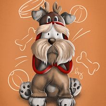 Ilustra Dog. Traditional illustration project by leonardo_035887 - 02.28.2019