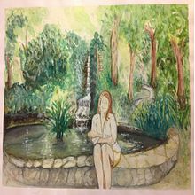 PASEO EN EL JARDÍN BOTÁNICO. Traditional illustration, and Painting project by s_fris - 06.26.2021