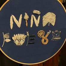 Niña Fuego por mi =). Embroider project by Silvana F - 06.26.2021