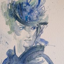 Ritratti acquarello . Un proyecto de Ilustración tradicional de chiara_rozzi - 27.06.2021