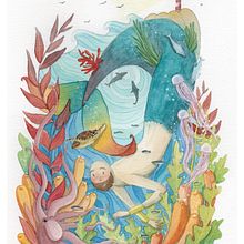 Mi Proyecto del curso: Técnicas de acuarela para ilustraciones de ensueño. Traditional illustration, Drawing, Watercolor Painting, and Editorial Illustration project by mariona.om - 06.27.2021