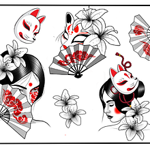 Meu projeto do curso: Desenho de tatuagem autoral com Procreate. Un proyecto de Ilustración tradicional, Diseño gráfico, Dibujo, Ilustración digital, Diseño de tatuajes y Dibujo digital de doonnovo - 27.06.2021