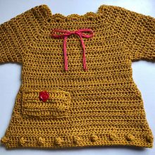 Mi Proyecto del curso:  Top-down: prendas a crochet de una sola pieza. Un proyecto de Diseño de moda, Tejido, DIY y Crochet de nerak.ciagar - 06.07.2021