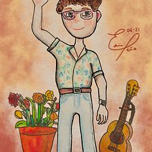 Mi Proyecto del curso: Ilustración y caracterización de personajes con acuarela. Un proyecto de Ilustración tradicional, Diseño de personajes, Pintura y Pintura a la acuarela de Edwin Hiram Peña Peña - 27.06.2021