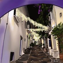 Cadaqués. Traditional illustration, and Digital Illustration project by Rosa Martí - 06.28.2021