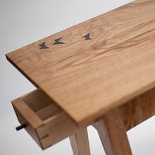 Mesa auxiliar "butterflies". Arts, Crafts, Furniture Design, Making, Interior Design, Woodworking, and Creativit project by Israel Martín - 06.28.2021