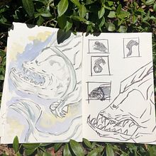 My project in Daily Sketching for Creative Inspiration course Ein Projekt aus dem Bereich Traditionelle Illustration, Skizzenentwurf, Kreativität, Zeichnung und Sketchbook von Gina - 28.06.2021