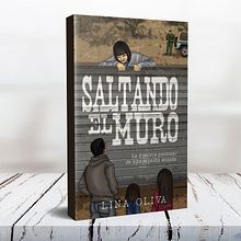 [PORTADA Y MAQUETACIÓN] Saltando el muro | Lina Oliva | MelProjects. Un proyecto de Diseño editorial de Nahomy Rodríguez - 15.06.2021