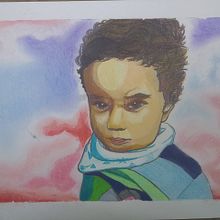 Mi Proyecto del curso: Ilustración con pastel y lápices de colores Flame-ART.. Un proyecto de Ilustración tradicional, Bellas Artes, Dibujo a lápiz, Dibujo, Dibujo de Retrato, Dibujo realista y Dibujo artístico de Jorge Mauricio Sagripanti Sagripanti - 28.06.2021