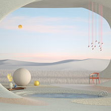 Poética de la Libertad. Een project van  Art direction, 3D,  3D-modellering,  3D-ontwerp,  Scenografie, Architectuur y Traditionele illustratie van Francisco Cortés - 20.06.2021