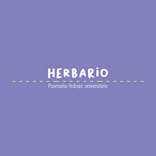 Herbario. Un proyecto de Escritura y Diseño editorial de Sara Castro - 29.06.2021