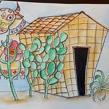 Meu projeto do curso: Relatos ilustrados: da ideia ao papel. Traditional illustration, Fine Arts, Painting, Pencil Drawing, Drawing, Watercolor Painting, Children's Illustration, and Narrative project by alexandre_tenorio - 06.29.2021