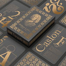 Poker Caslon. Design, T, pograph, T, pograph, Design, Product Design, Audiovisual Production, Packaging, and Digital Design project by Federman Lowis - 06.29.2021