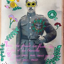 Paintings on vintage photographs . Projekt z dziedziny Kreat, wność, Trad, c i jna ilustracja użytkownika Margaux Sion - 01.06.2021