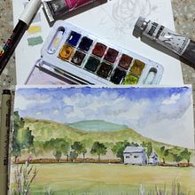 Il mio progetto del corso: Diario di viaggio ad acquerello Ein Projekt aus dem Bereich Traditionelle Illustration, Aquarellmalerei, Architektonische Illustration und Sketchbook von giulia favoriti - 29.06.2021