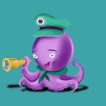 Timón - Diseño de personajes para marcas en Procreate. Un proyecto de Ilustración tradicional, Diseño de personajes e Ilustración digital de Luis Torres - 29.06.2021