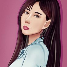 Meu projeto do curso: Retrato de personagens femininas com Procreate. Traditional illustration, Digital Illustration, and Digital Drawing project by lucaz_vl1 - 06.29.2021