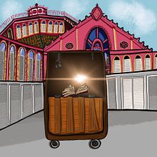 Bagul Sant Antoni. Traditional illustration, and Digital Illustration project by Rosa Martí - 06.30.2021