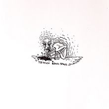 Too much blank space. Traditional illustration & Ink Illustration project by Karina Raugalaitė - 06.30.2021