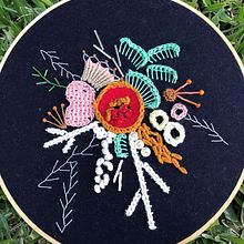 Mi Proyecto del curso: Técnicas avanzadas de bordado: puntadas y composiciones con volumen. Embroider project by Ana Quevedo - 06.30.2021