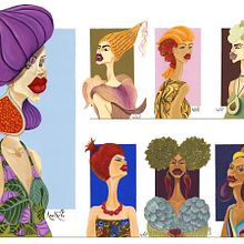 Fresh Beauty collection by Ana Novo. Un proyecto de Ilustración tradicional, Motion Graphics y Publicidad de Ana Novo - 16.06.2021