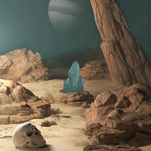 Mi Proyecto del curso: Ilustración fantástica 3D con Blender. Un progetto di 3D, Illustrazione digitale e Progettazione 3D di Cristhian Peña - 26.06.2021