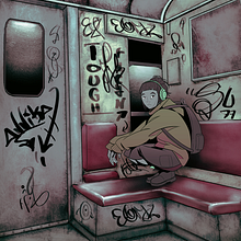 Going home late at night. Un projet de Illustration traditionnelle, Conception de personnages, Animation , et Motion design de Anna Siviero - 30.06.2021