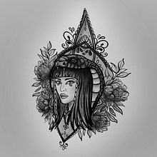 Mi Proyecto del curso: Diseño e ilustración digital de tatuajes con Procreate. Un projet de Illustration traditionnelle, Design graphique, Illustration numérique, Conception de tatouage , et Dessin numérique de Sandra - 30.06.2021