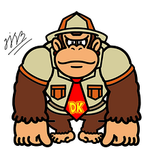 Donkey Kong Mystery Land Outfit. Un progetto di Design, Illustrazione digitale, Illustrazione tradizionale e Disegno digitale di Liz Michelle Prim Dávila - 30.06.2021