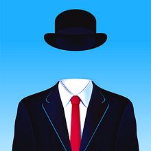 René Magritte. Design, Traditional illustration, Vector Illustration, Digital Illustration, Poster Design, and Digital Drawing project by Federman Lowis - 07.01.2021