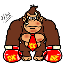 Donkey Kong Punch Out Wii Outfit. Un proyecto de Diseño, Ilustración tradicional, Ilustración digital y Dibujo artístico de Liz Michelle Prim Dávila - 30.06.2021